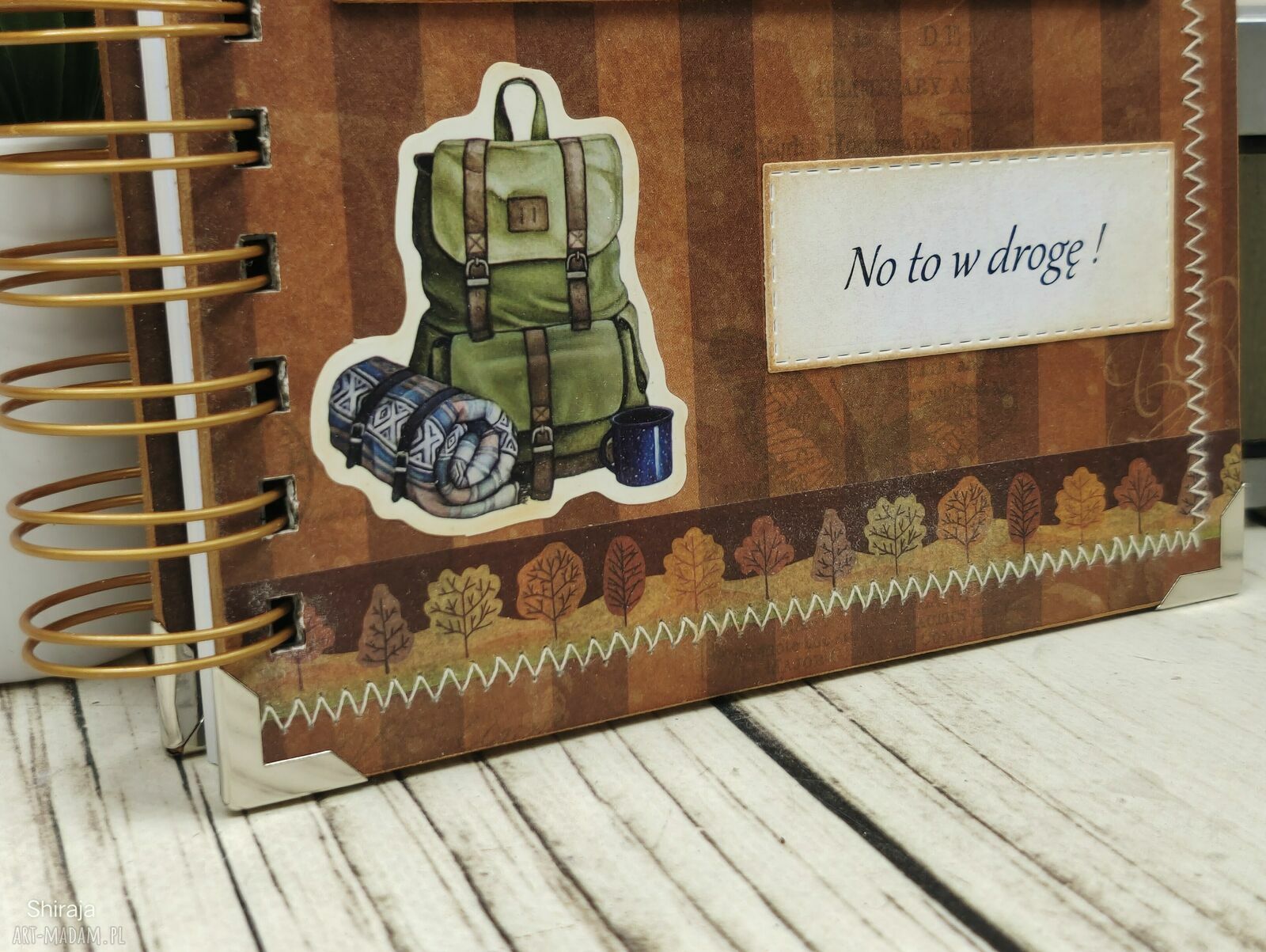 Notes podróżniczy A5 - caravaning (N114) - wspomnienia z wypraw