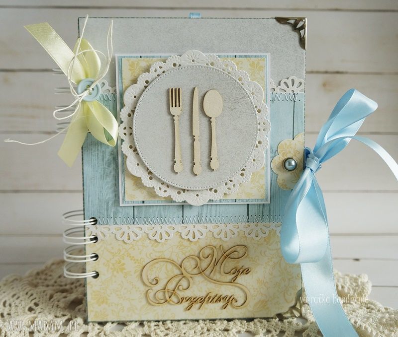 scrapbooking notesy: Przepiśnik ręcznie robione