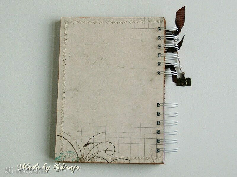 Notes - Wspomnienia z podróży (A5) - sekretnik scrapbooking Shiraja