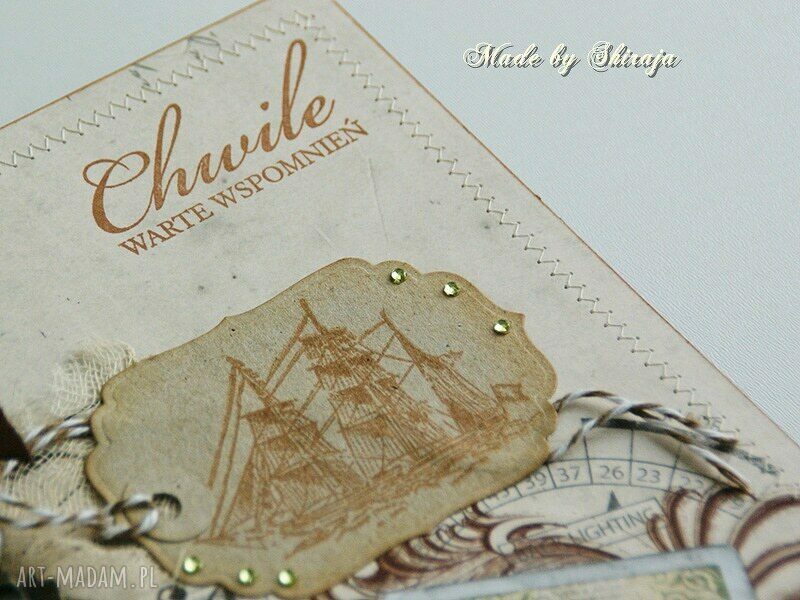 Notes - Wspomnienia z podróży (A5) - sekretnik scrapbooking Shiraja