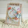 autorskie scrapbooking notesy notes z jednorożcem