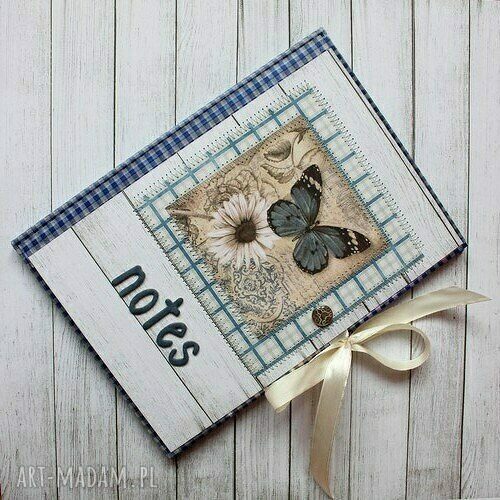 Notes z motylem