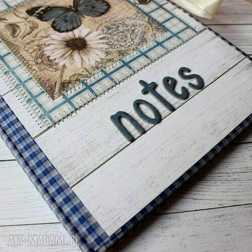 Notes z motylem