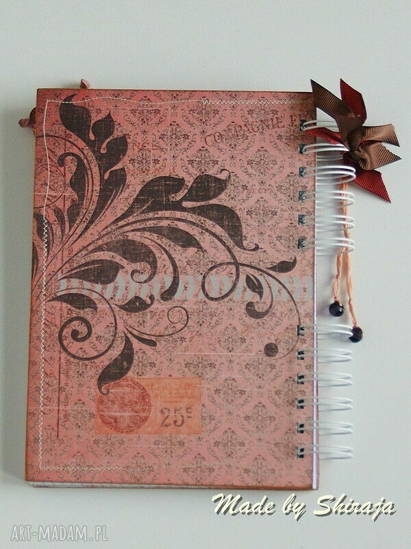 Pamiętnik A5 „Uwolnij marzenia” - ręcznie robiony notes scrapbooking