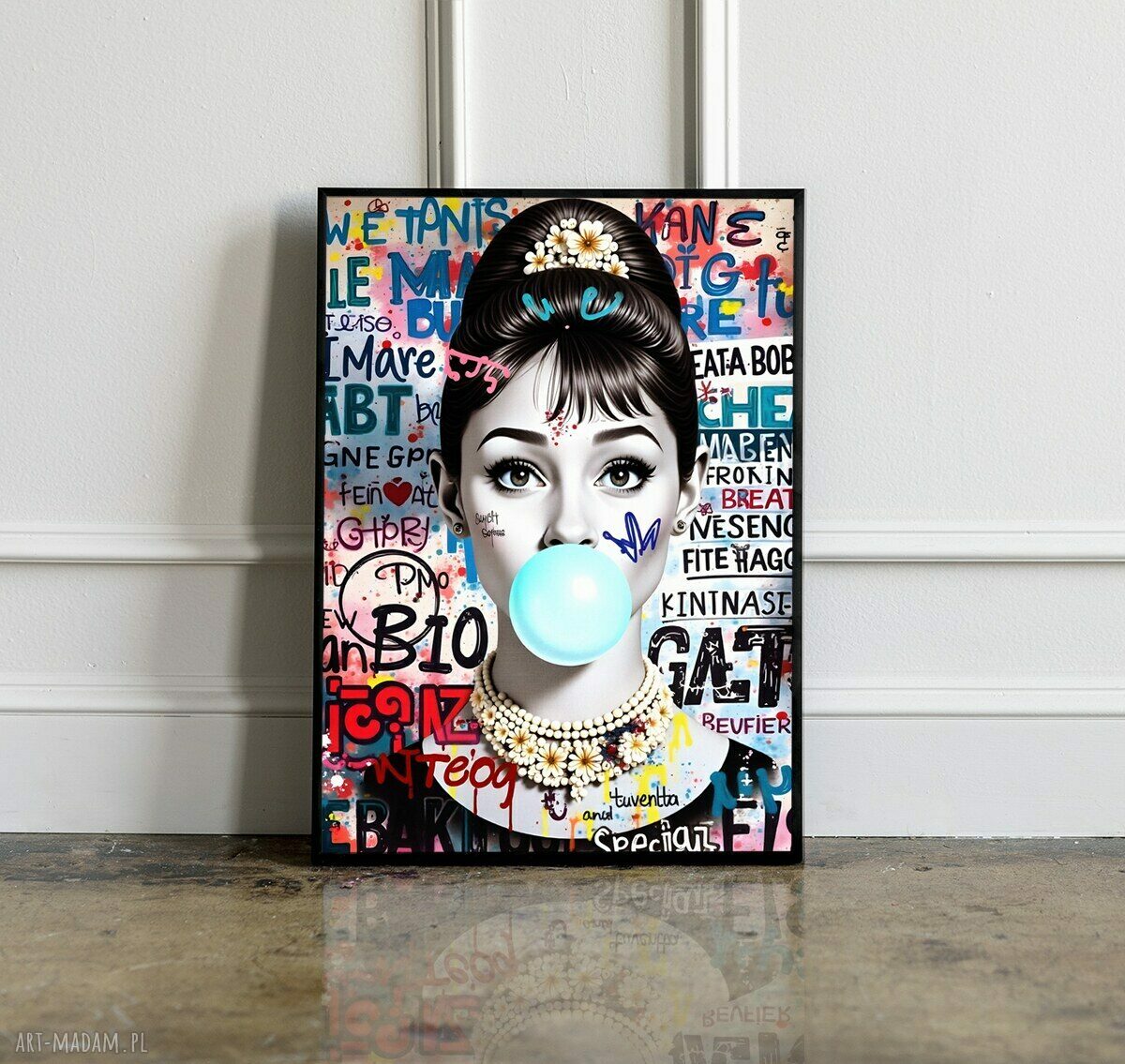 Nowoczesna Audrey - plakat w formacie A4
