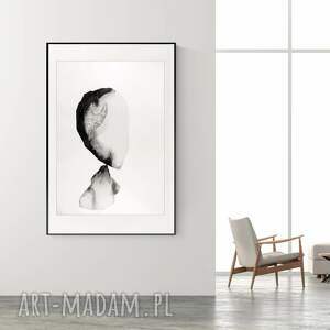 obraz 70x100 cm wykonany ręcznie abstrakcja obraz do salonu - duża abstrakcja