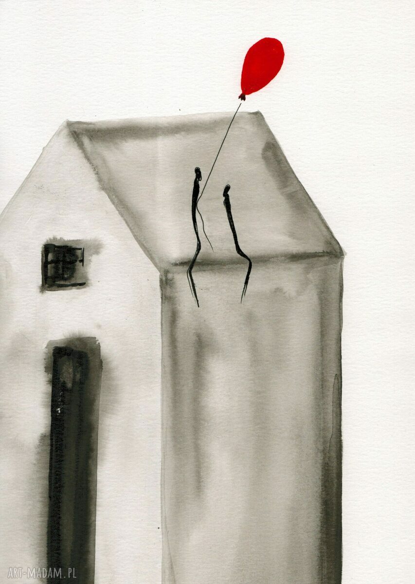 zestaw 2 grafik 50X70 cm wykonanych ręcznie, abstrakcja, elegancki minimalizm, obraz do salonu Hand Made
