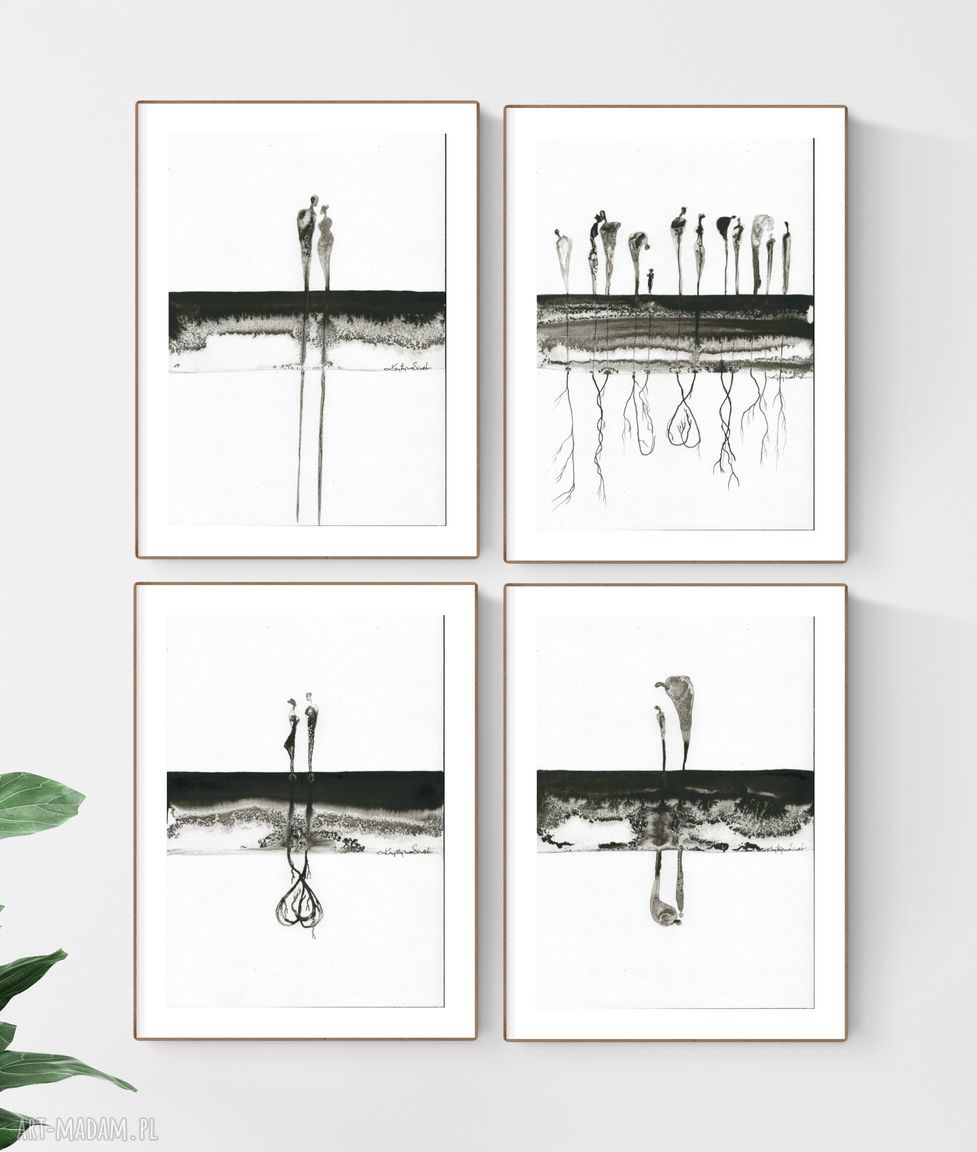 Zestaw 4 grafik A4 - Drobiazg prezent