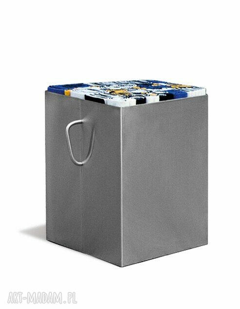 nowoczesne siedzisko wykonane ręcznie STEELBOX 3