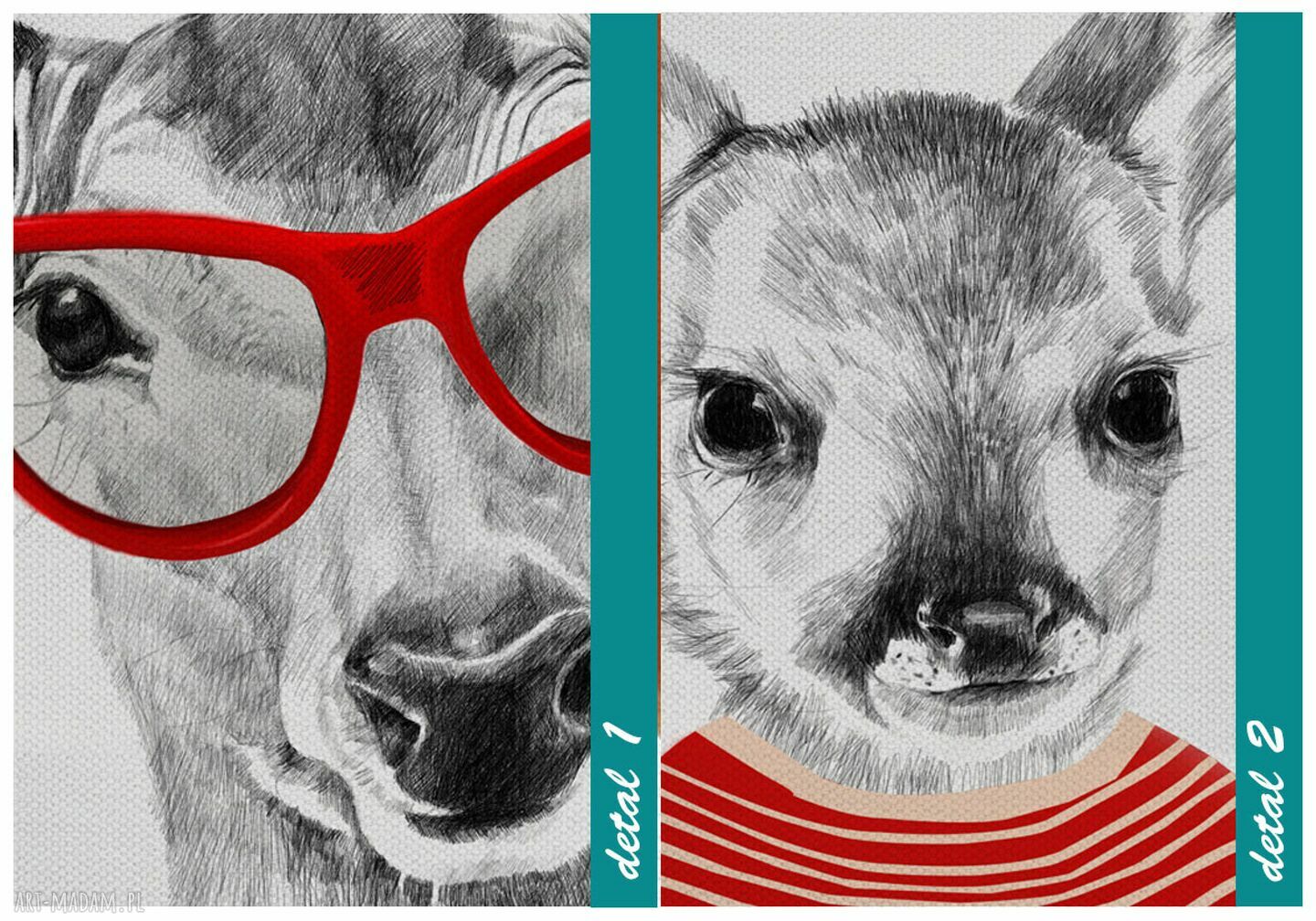 Nowoczesny obraz drukowany na płótnie 70x50cm Mama z dzieckiem
