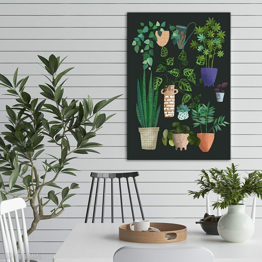 Nowoczesny obraz drukowany na płótnie PLANTS 03192 70x100 cm - rośliny i kwiatki