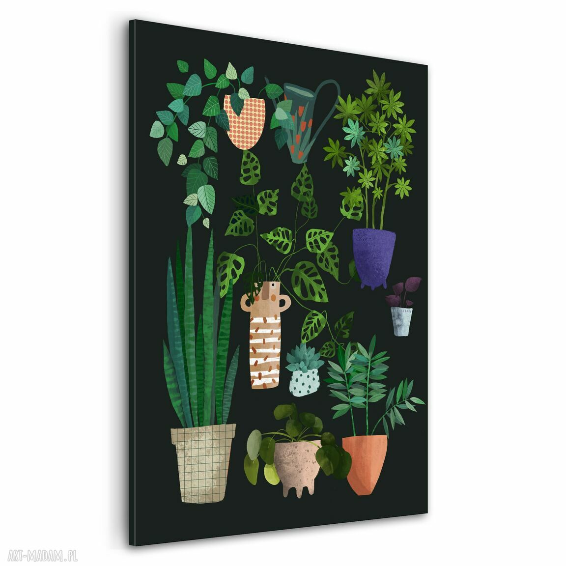 Nowoczesny obraz drukowany na płótnie PLANTS 03192 70x100 cm - rośliny i kwiatki
