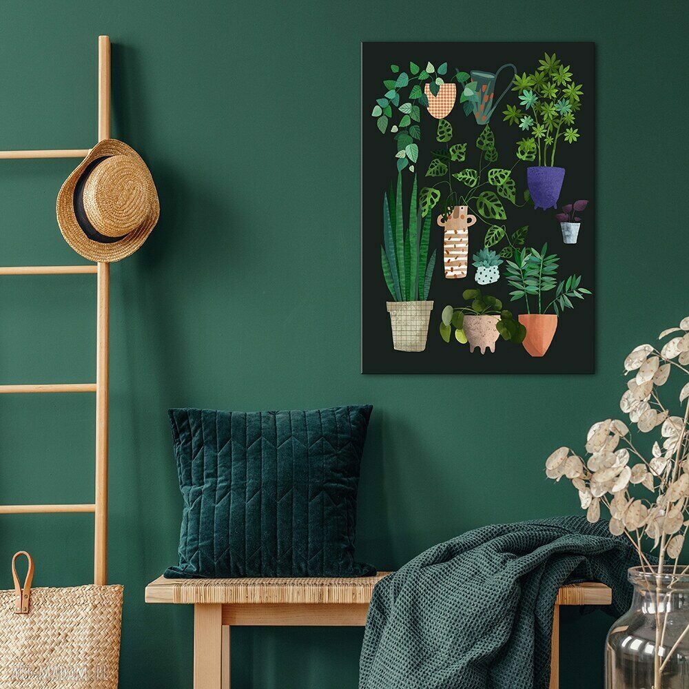 Nowoczesny obraz drukowany na płótnie PLANTS 03192 70x100 cm - rośliny i kwiatki