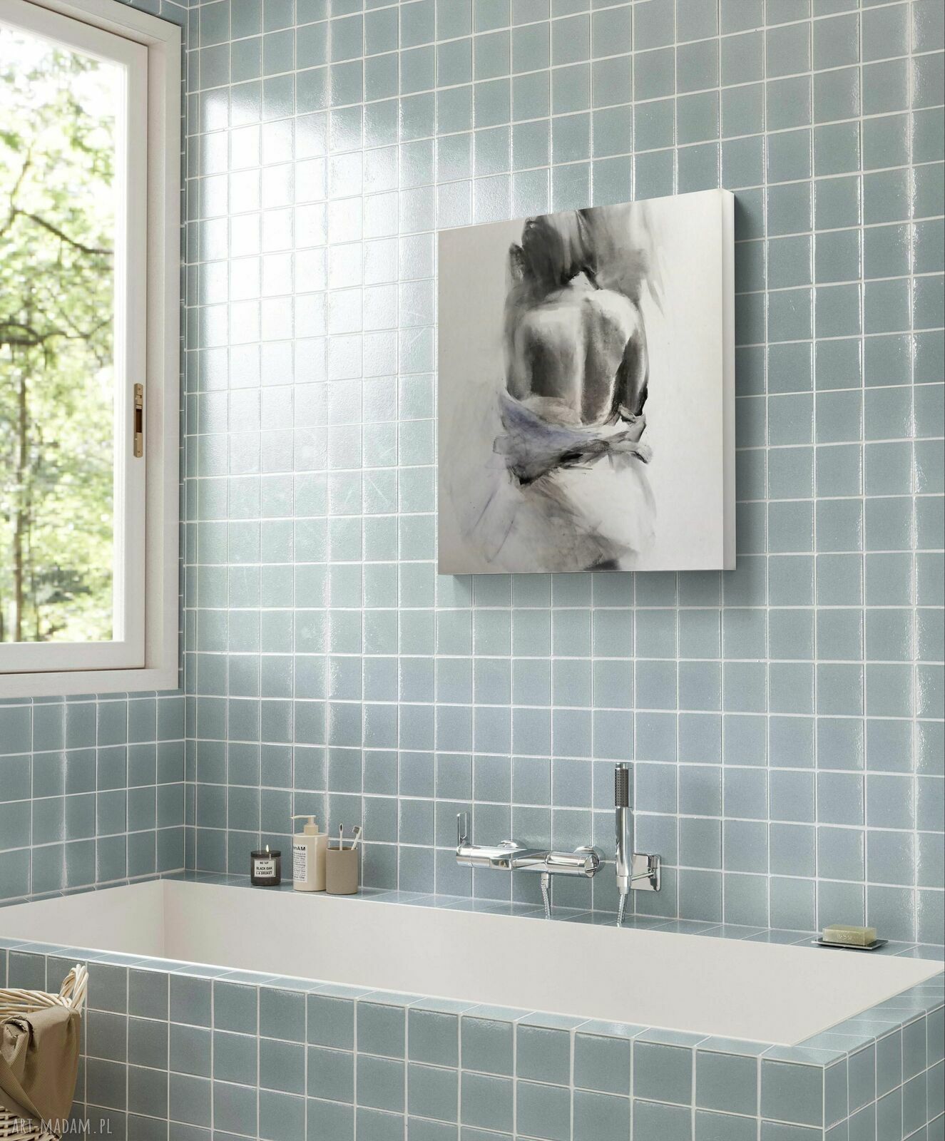 Nude - grafika do sypialni 70x70 cm