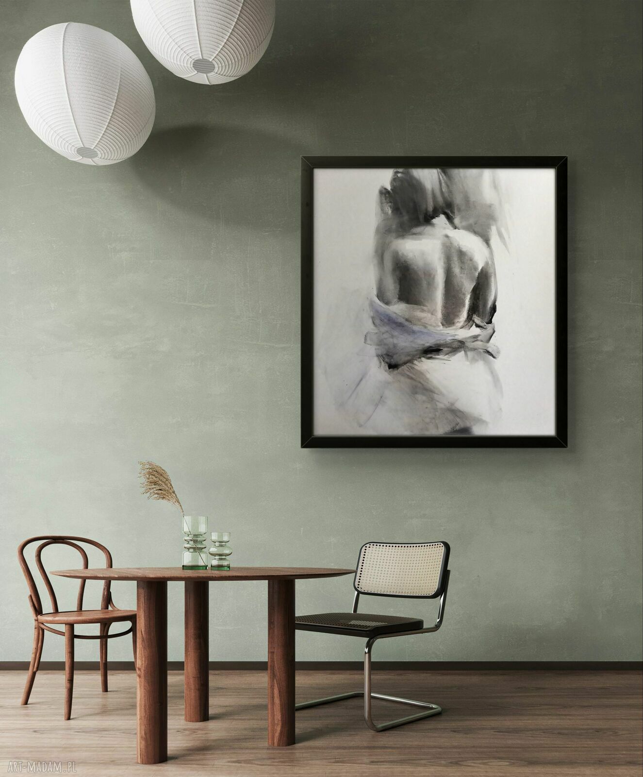Nude - grafika do sypialni 70x70 cm
