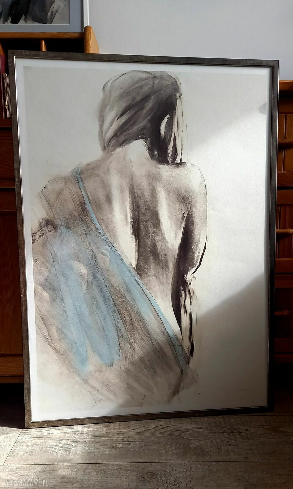 Nude Back - kobieca inkografia 60x90 cm