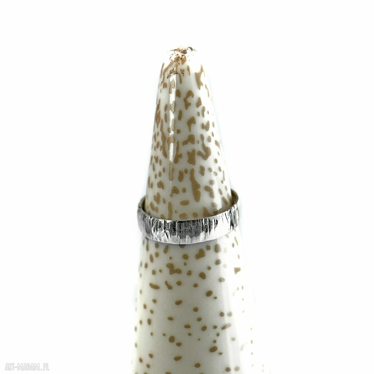 Obrączka srebrna