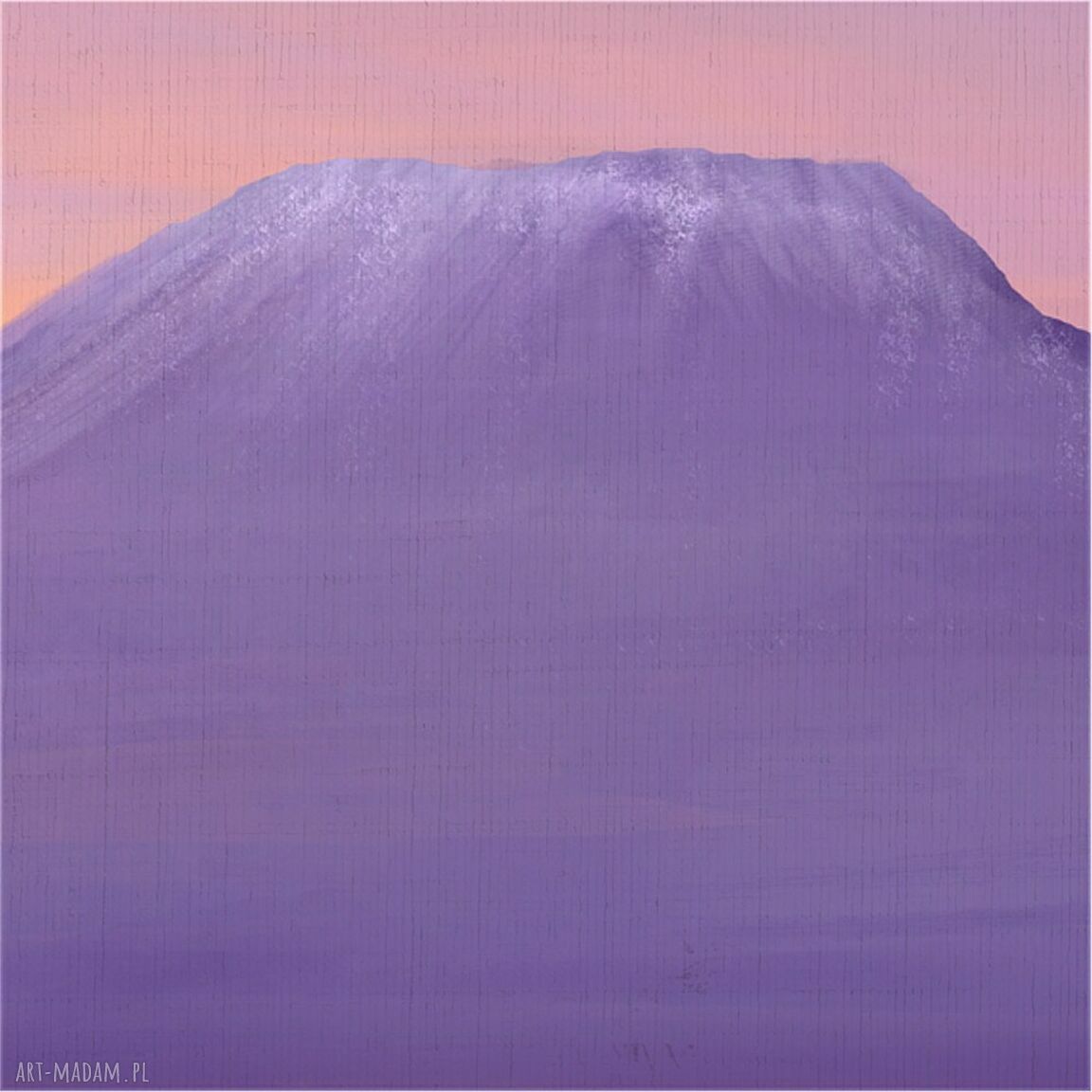 Obraz Afryka 3 - płótno 75x38 cm ze słoniami i wschodem słońca nad Kilimandżaro