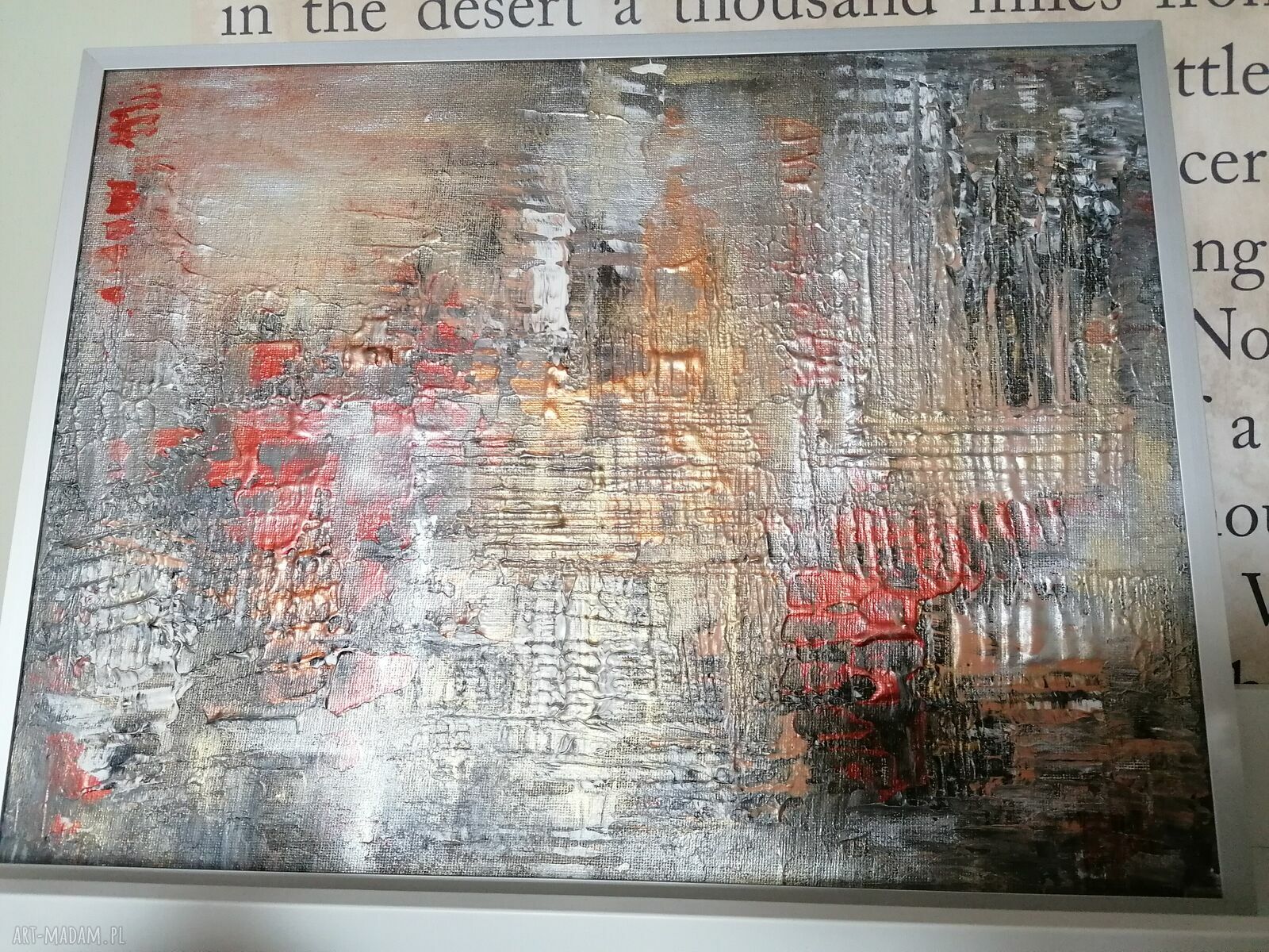 Obraz akrylowy „Klejnoty Natury Sunset” 30x40 cm w srebrnej ramie