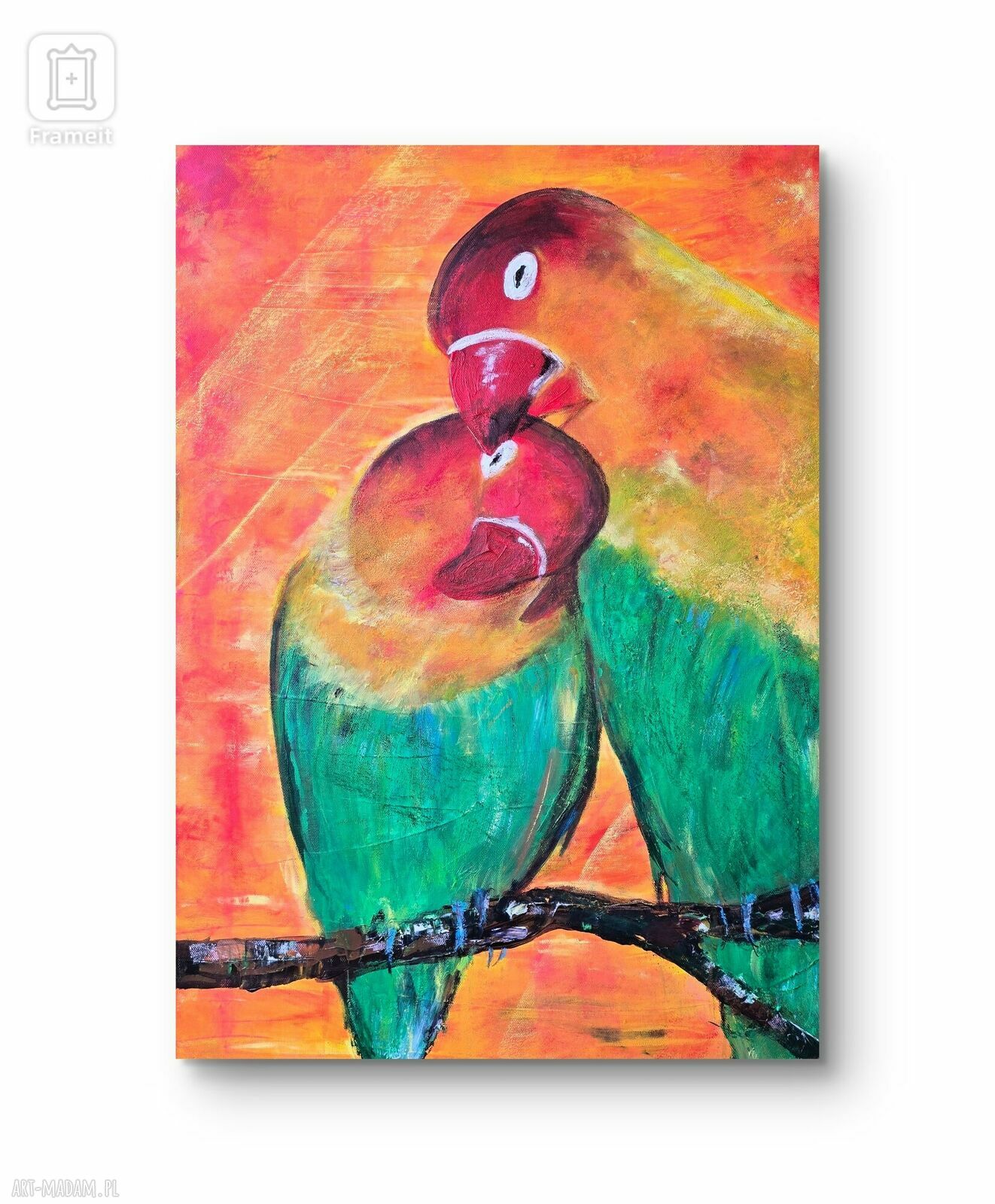 Obraz akrylowy Remember me 70x50x2 cm - ręcznie malowany na płótnie