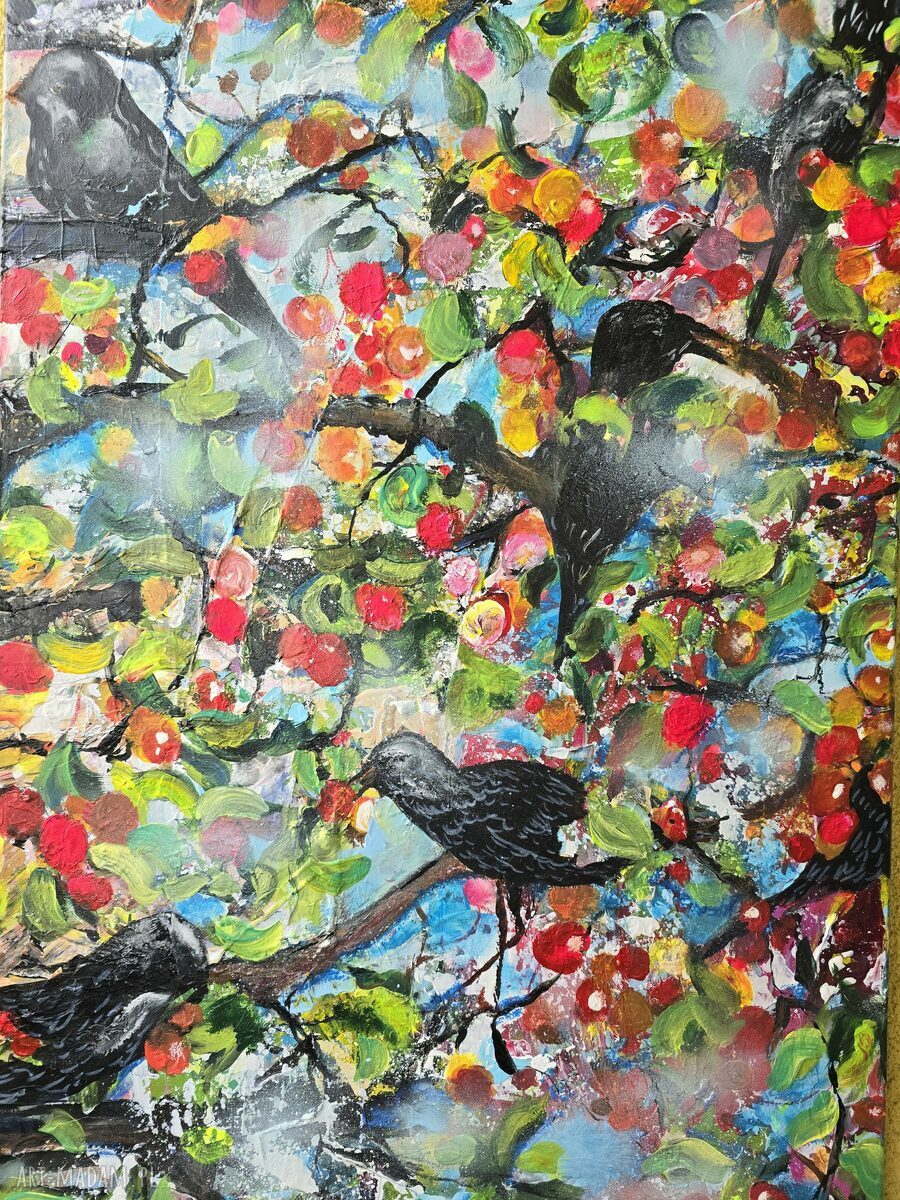 Obraz akrylowy „Uczta” - Ewa Mościszko, 60x40 cm