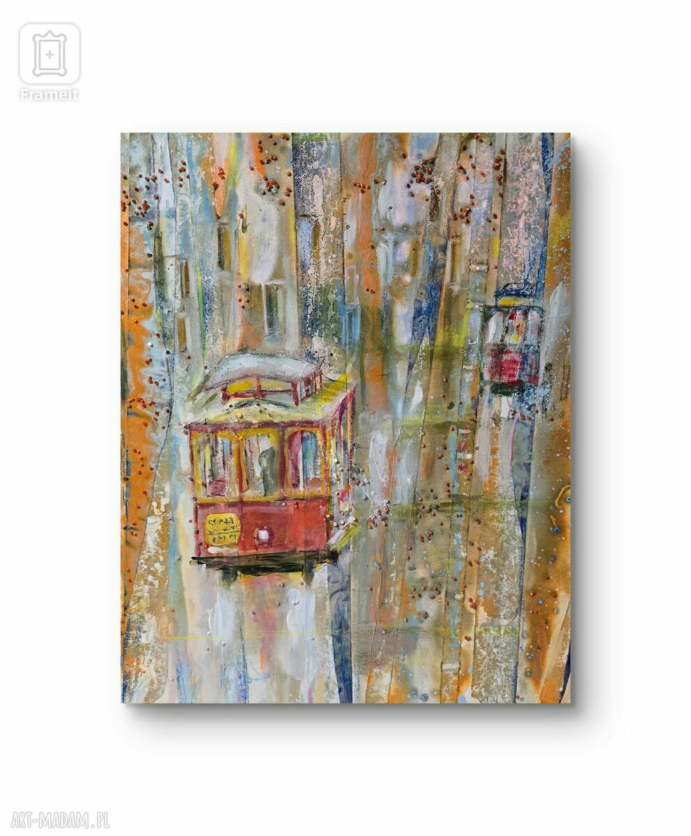 Obraz akrylowy „The cable car” - San Francisco