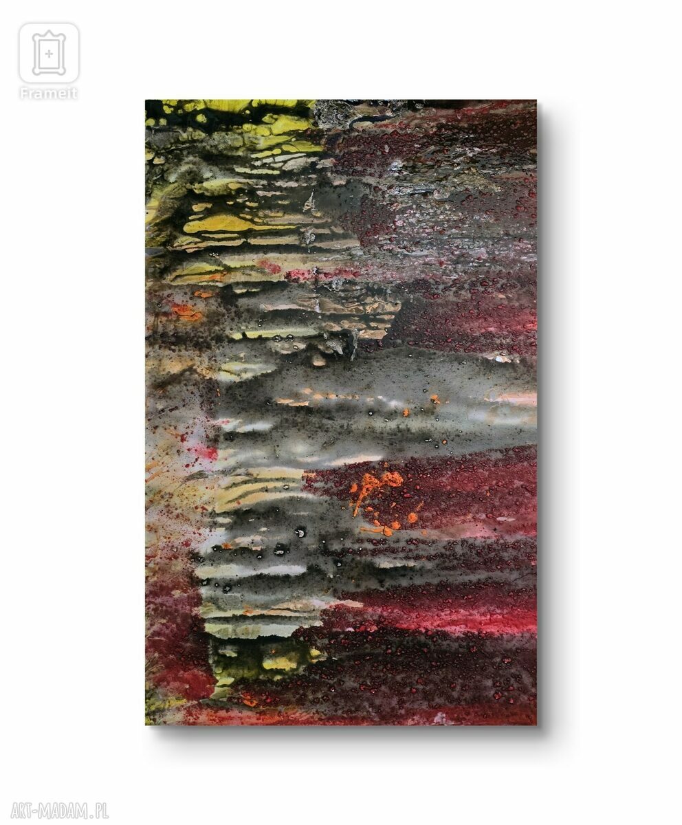 Obraz akrylowy "Finlandia jesienna tundra" - ręcznie malowany na blejtramie 100/70/2 cm
