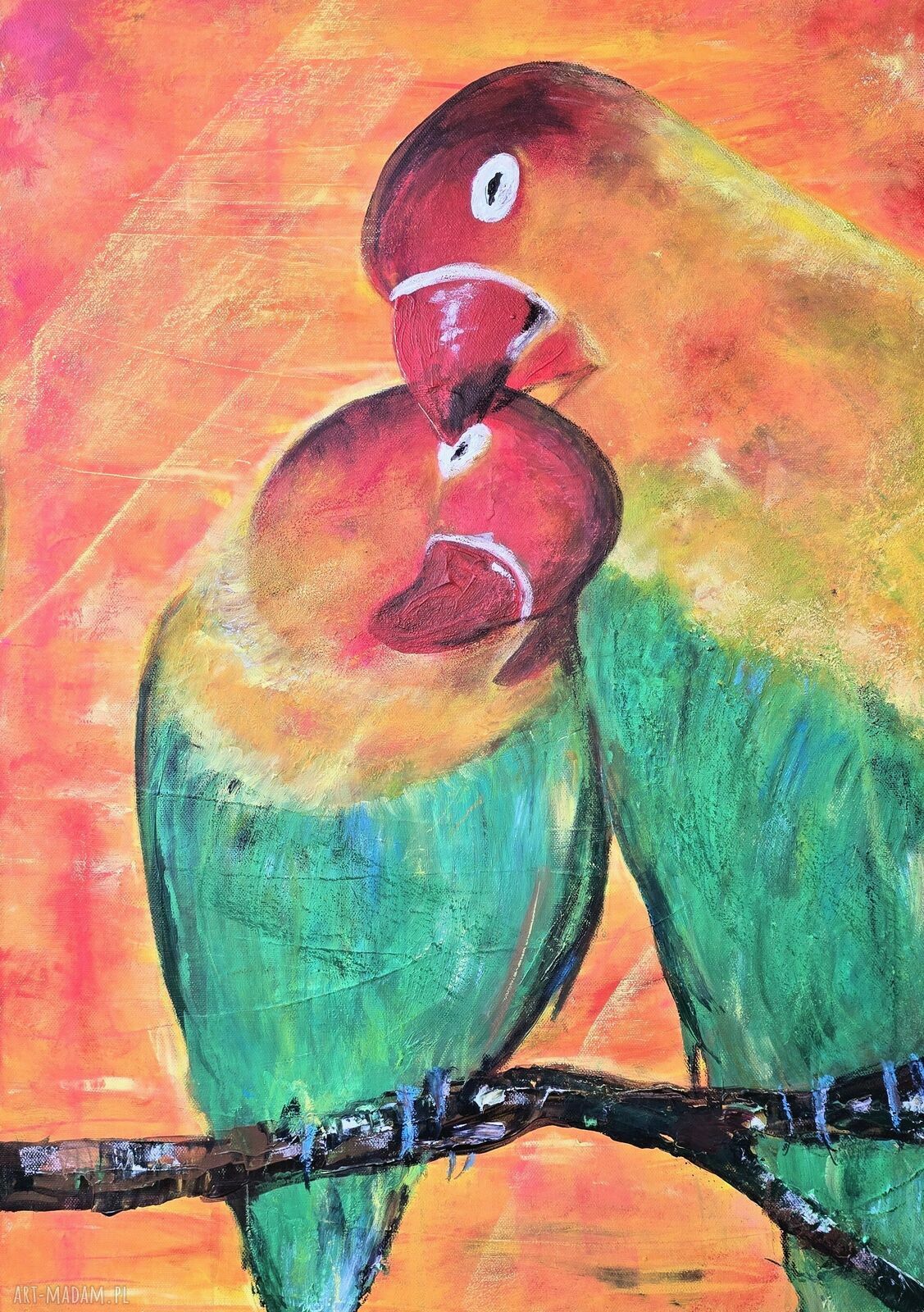 Obraz akrylowy Remember me 70x50x2 cm - ręcznie malowany na płótnie