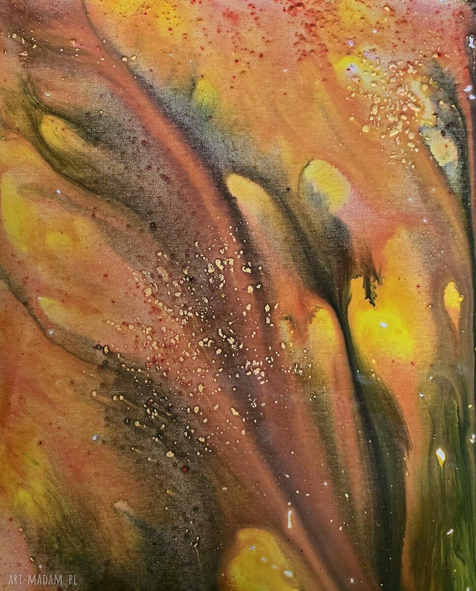 Obraz akrylowy „The motion” - 50x40 cm, ręczne wykonanie Ewy Mościszko