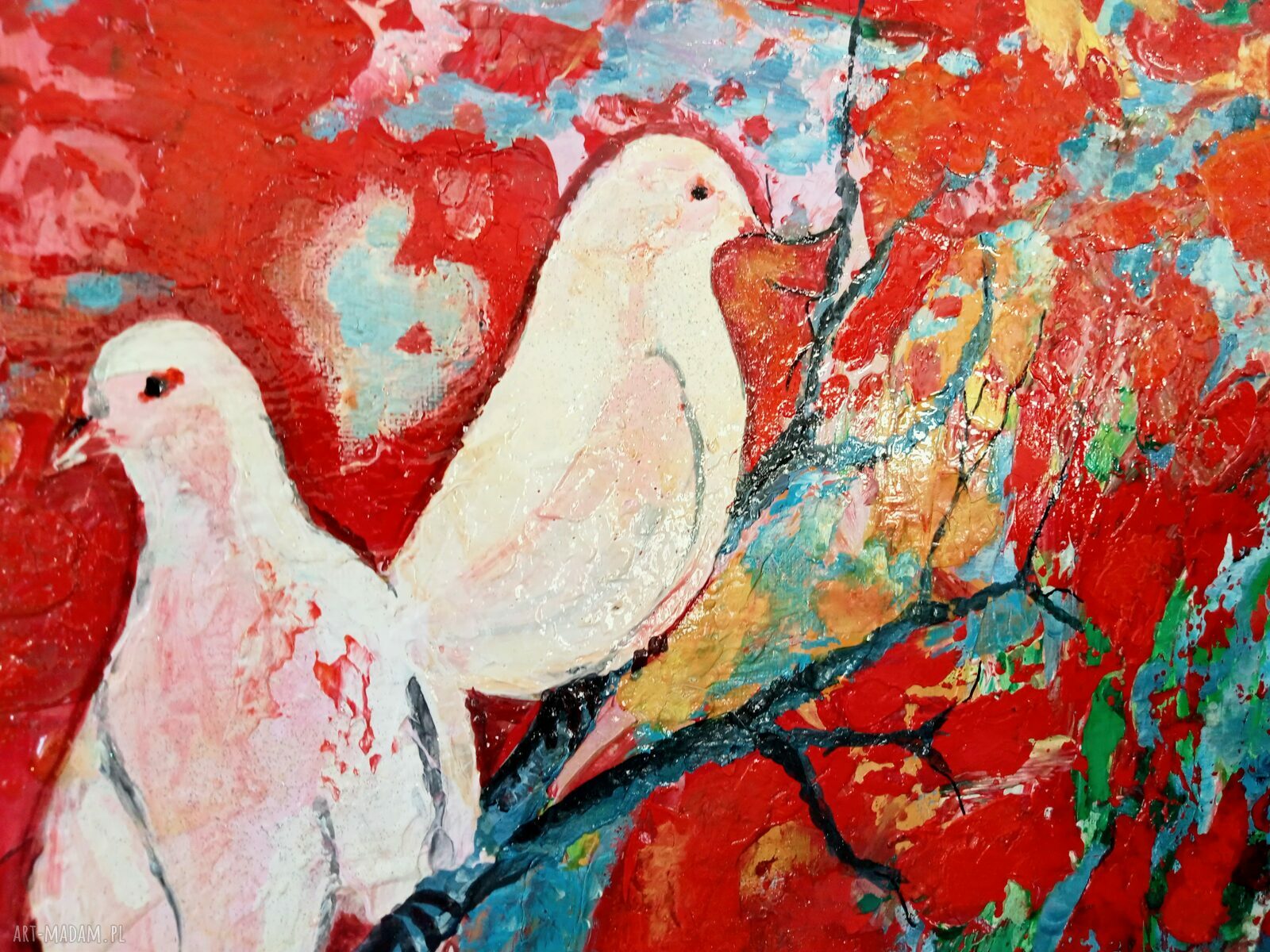 Obraz akrylowy „Pride and Prejudice” 30x40 cm - ręcznie malowany na płótnie