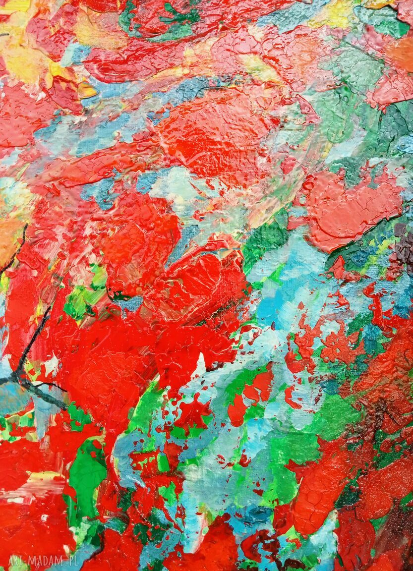 Obraz akrylowy „Pride and Prejudice” 30x40 cm - ręcznie malowany na płótnie