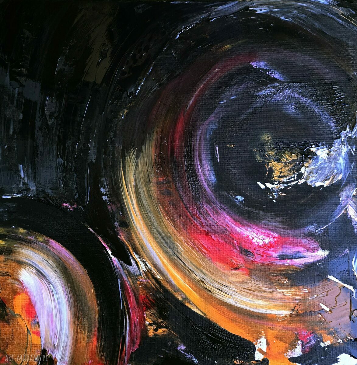 Obraz akrylowy Moonlight - księżycowy blask na płótnie 50x50 cm