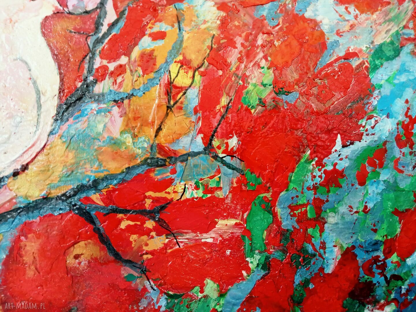 Obraz akrylowy „Pride and Prejudice” 30x40 cm - ręcznie malowany na płótnie