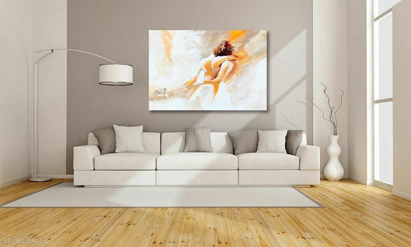 Obraz AKT 1 - para zakochanych w uścisku 120x80 cm