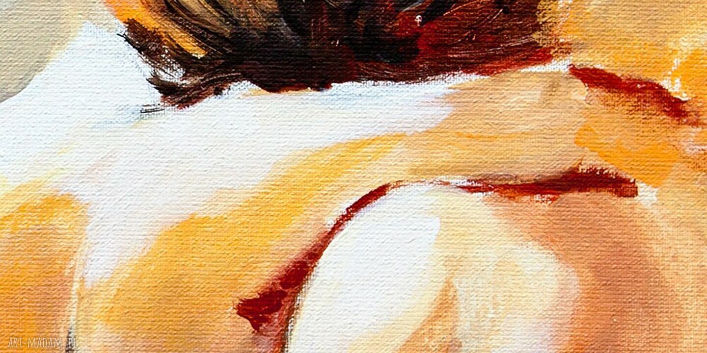Obraz AKT 1 - para zakochanych w uścisku 120x80 cm