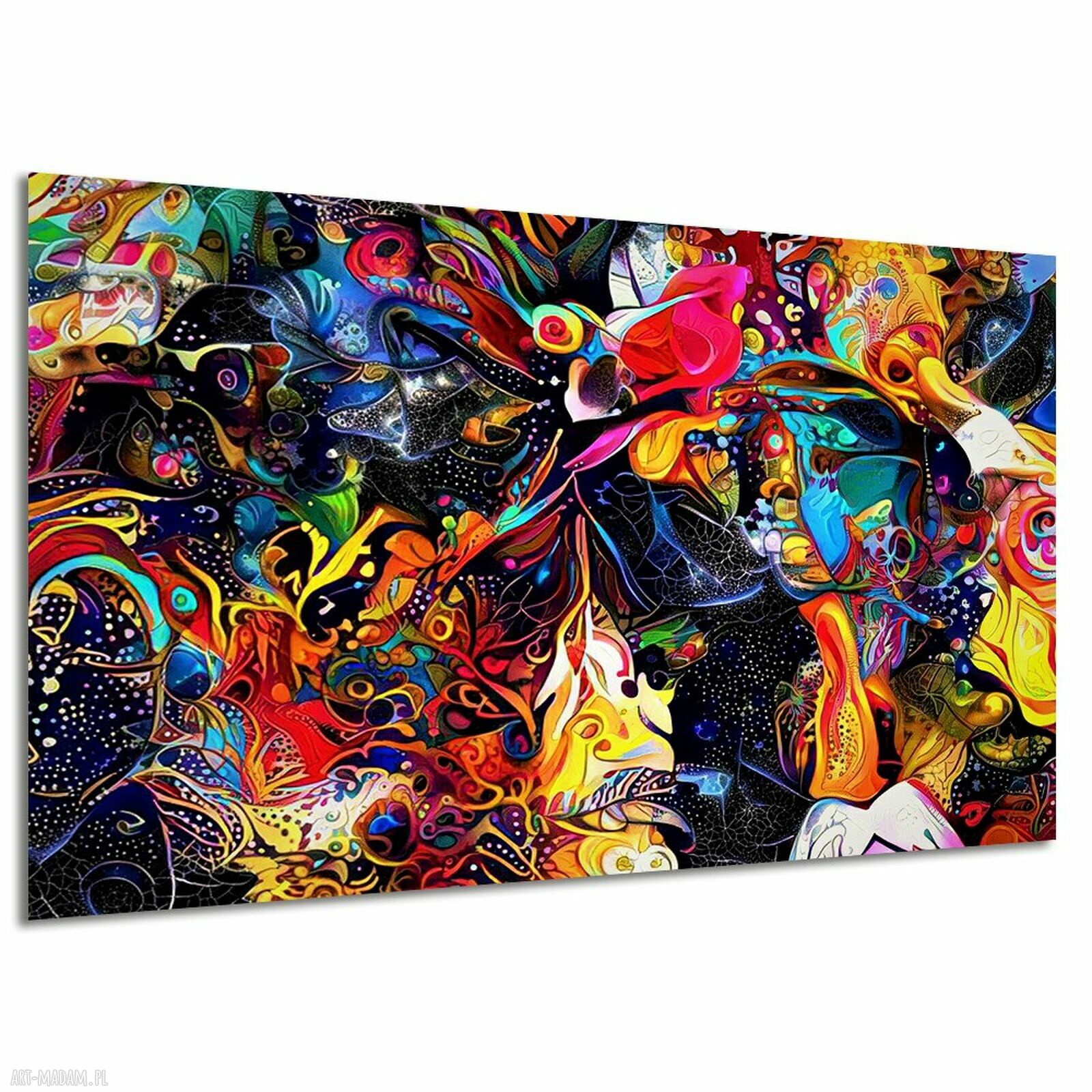 Kolorowy obraz canvas ABSTRAKCJA 58 120x80 - gotowy do zawieszenia