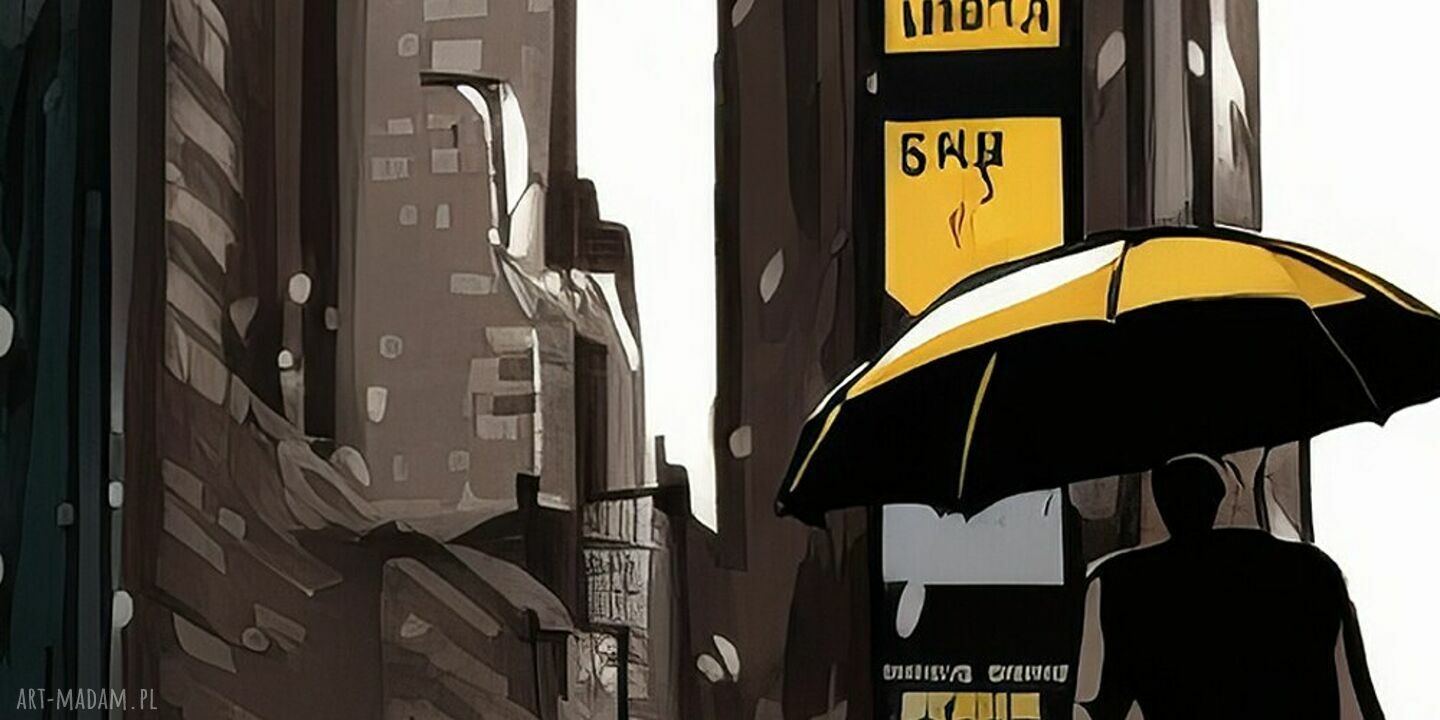 Obraz canvas ścienny Taxi New York AUTO 7 120x80 żółto-czarny