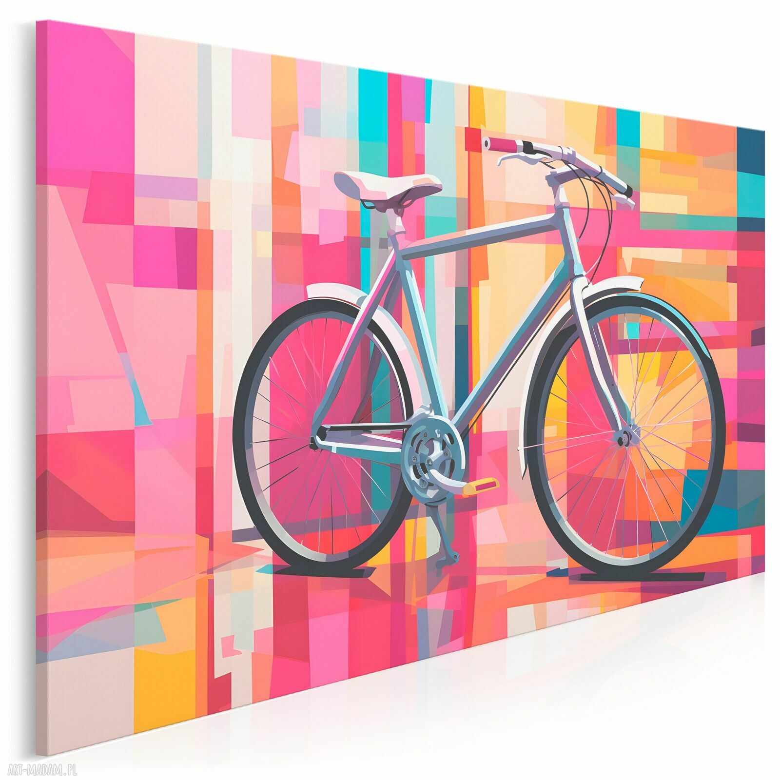 Obraz na płótnie Nowoczesny rower miejski 70x50 cm