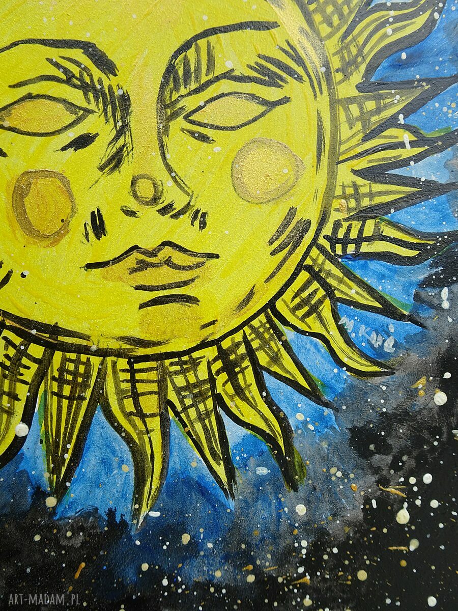 Obraz do salonu Astrologia akryl na płycie A4, limitowana edycja