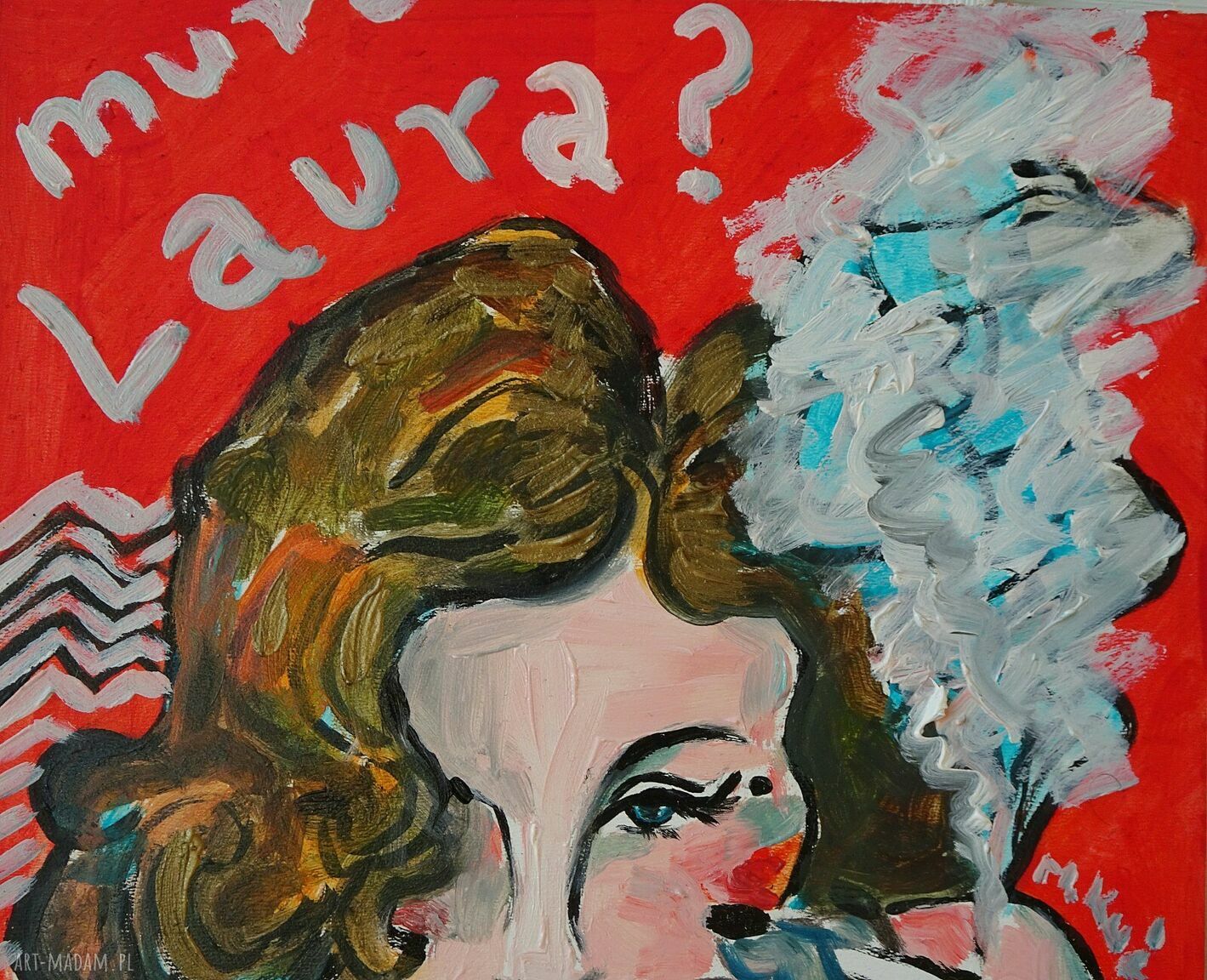 Obraz do salonu Twin Peaks - malowany olejem (limitowana edycja)