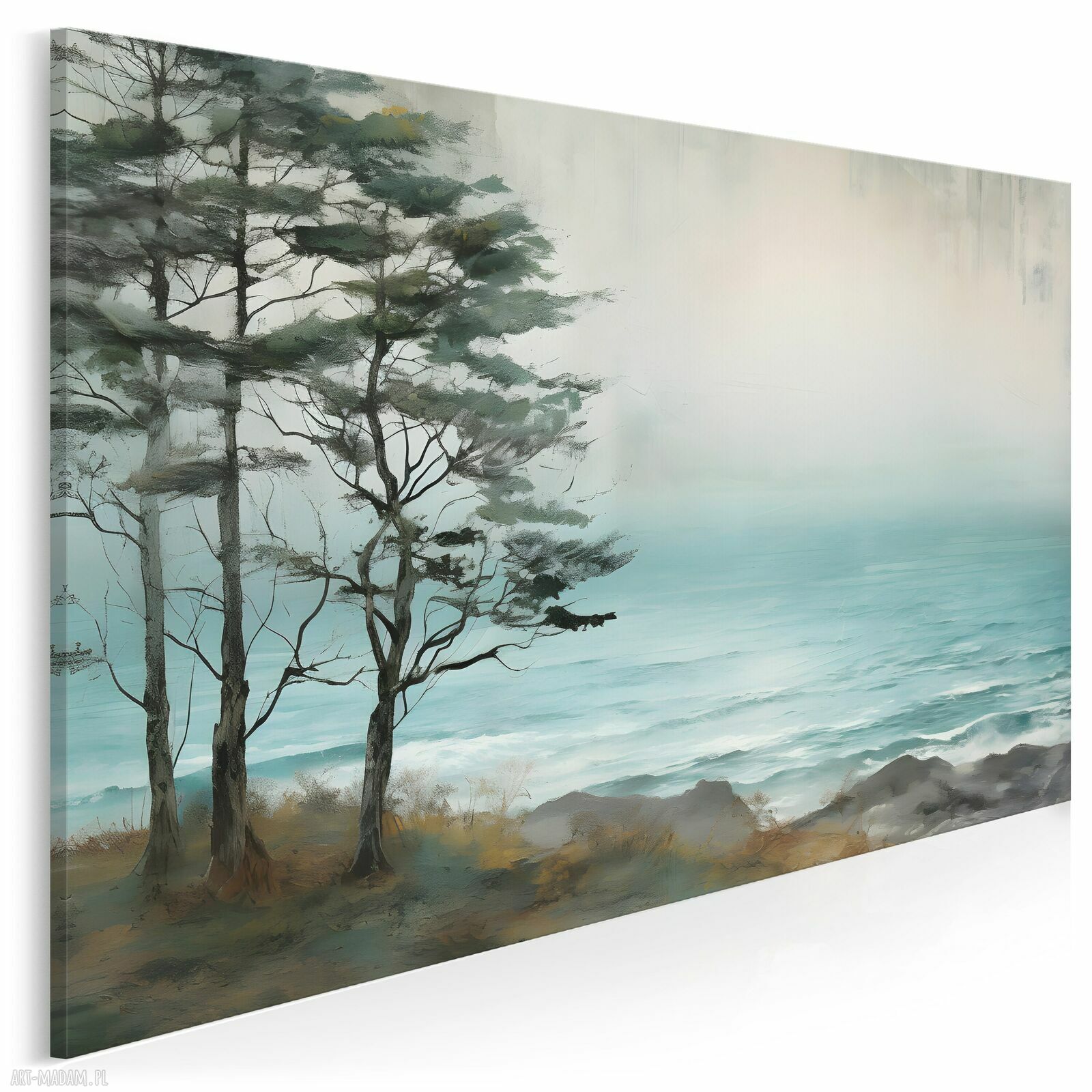 Nadmorski obraz do salonu "Spokój i cisza" 70x50 cm