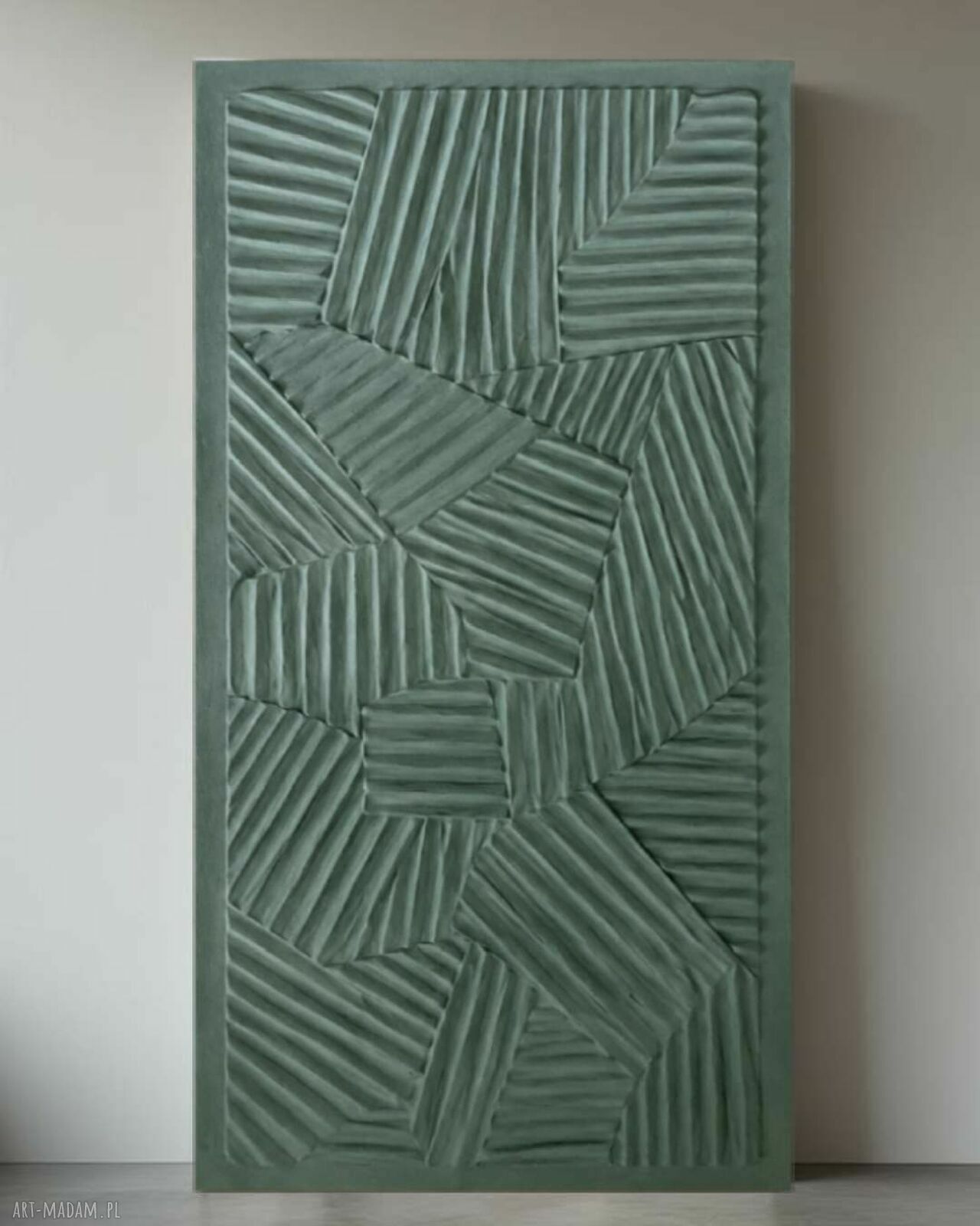 Obraz do salonu - reliefy ścienne na płótnie 80x160 cm