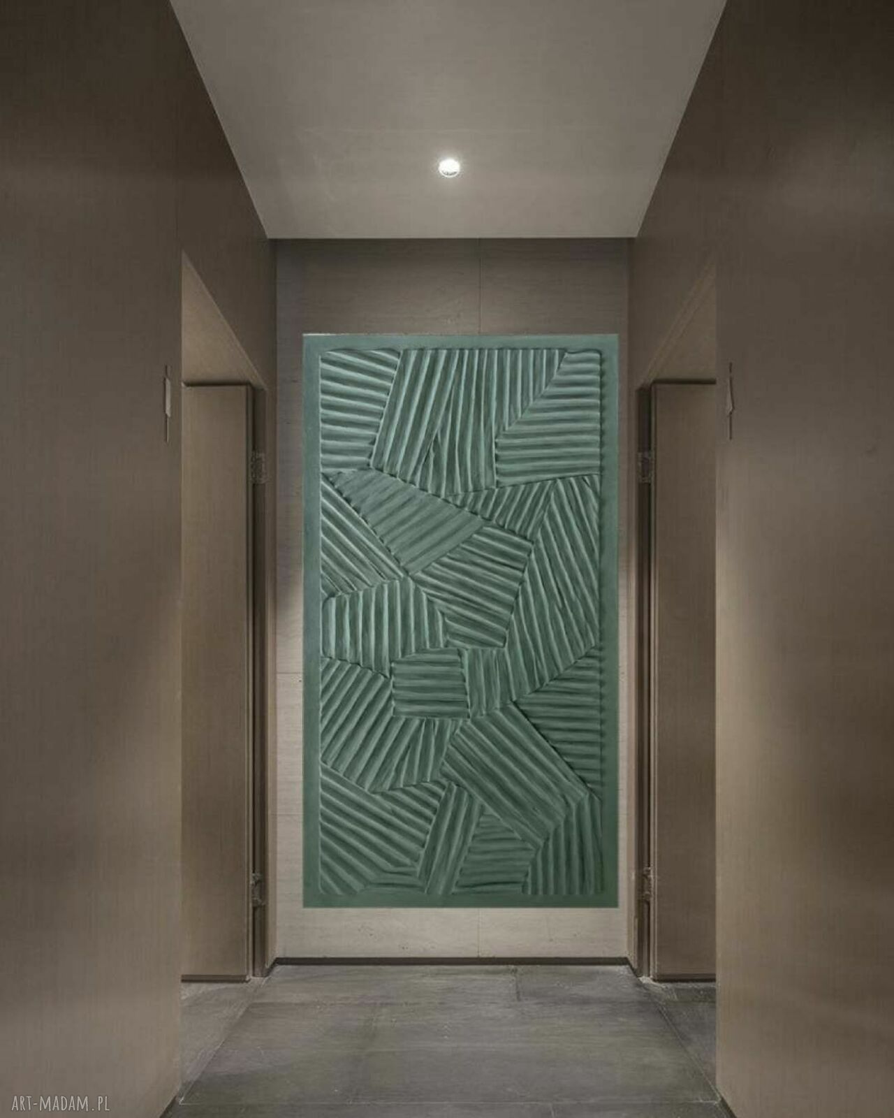 Obraz do salonu - reliefy ścienne na płótnie 80x160 cm