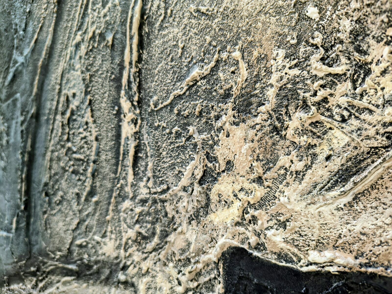 Komplet strukturalnych obrazów abstrakcyjnych 80x120 cm do salonu i biura (2 szt.)