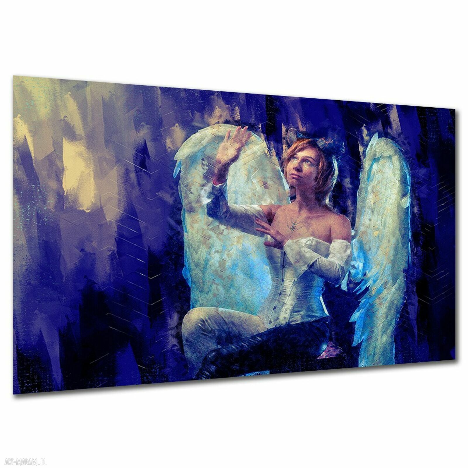 Obraz do sypialni Anioł - kobieta ze skrzydłami 120x80 cm
