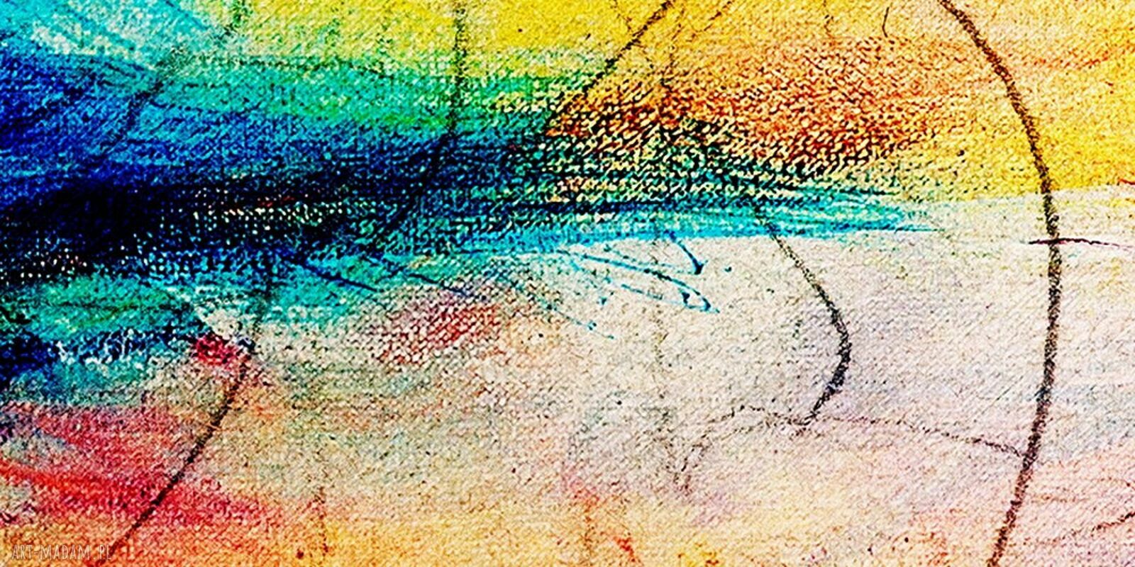 Kolorowy obraz na płótnie z portretem kobiety 120x80 cm