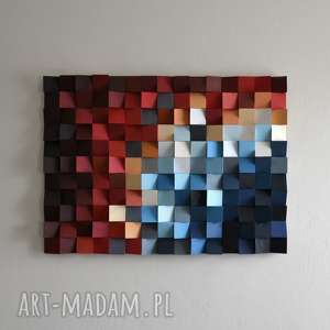 wood light factory obraz drewniany 3d mozaika drewniana