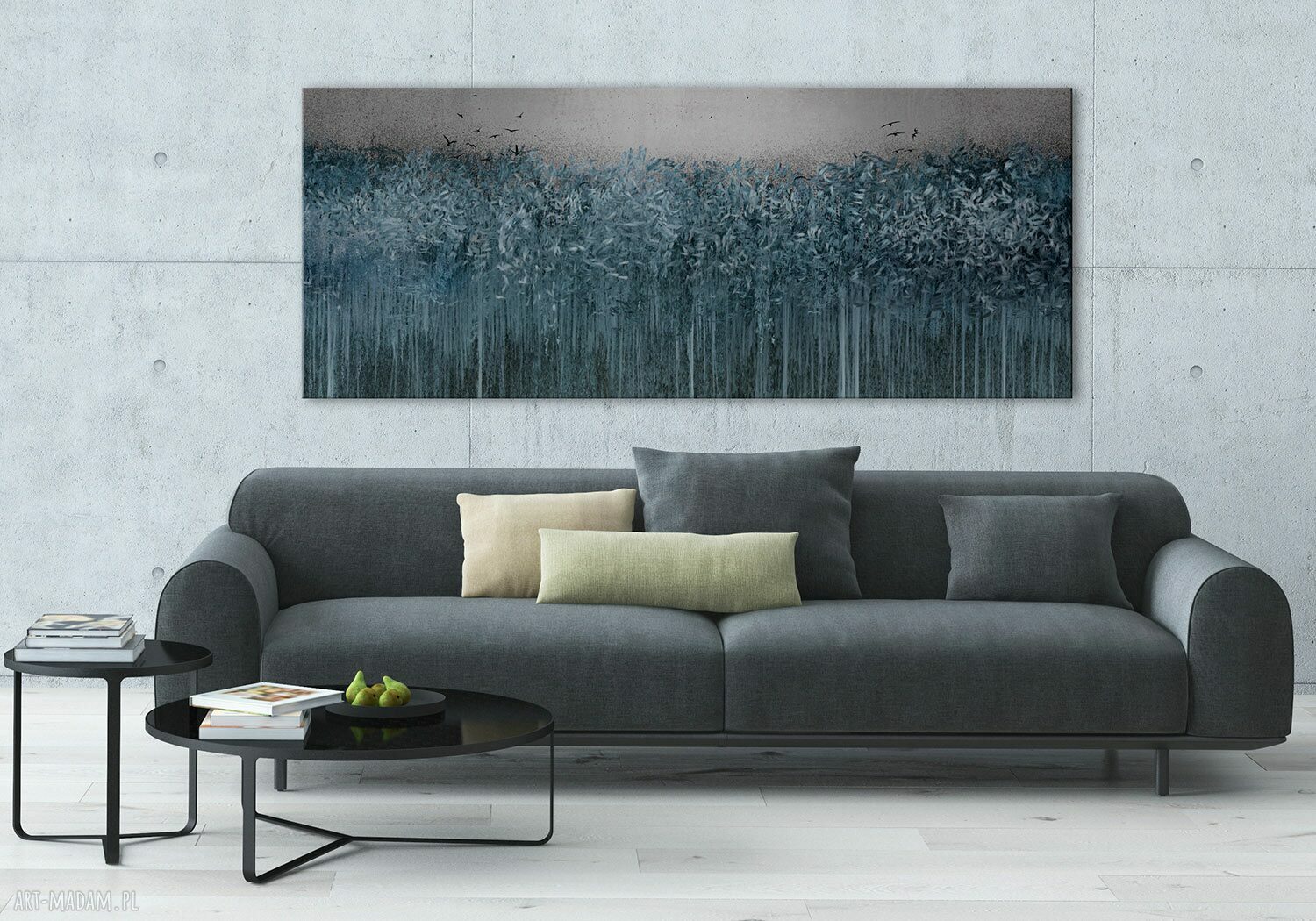 Obraz drukowany na płótnie Pejzaż - łany zbóż 147x60 cm 02598