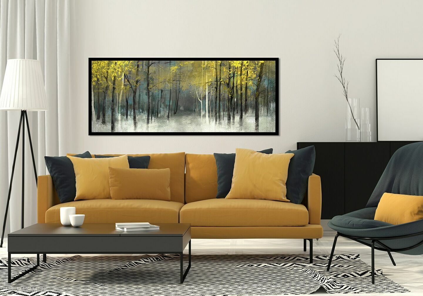 Obraz drukowany na płótnie PEJZAŻ - 147x60 cm 02654