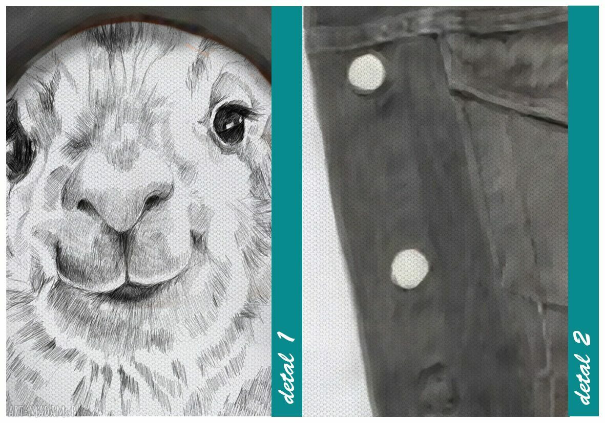 Obraz drukowany na płótnie ALPAKA BOY 70x100 cm - gotowy do zawieszenia